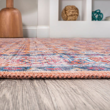 Kemer All-over Persian Washable Area Rug